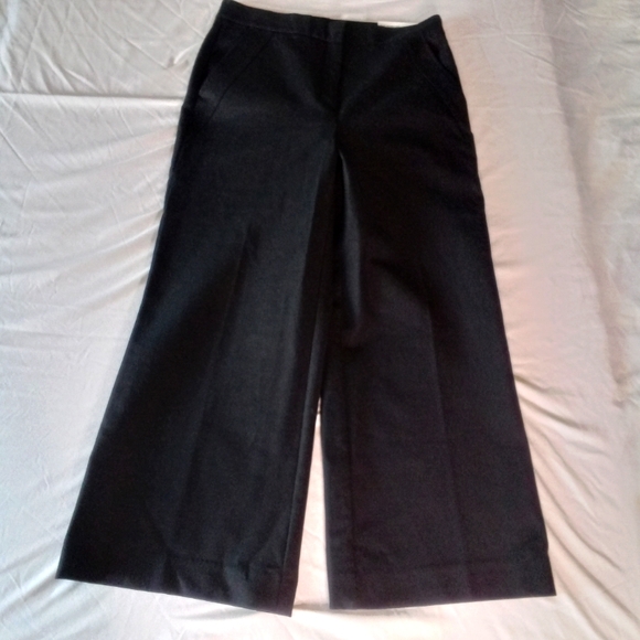 Ann Taylor NWT The Wide Leg High Rise Above the Ankle Pants Size 8 $89.99 - Picture 1 of 12